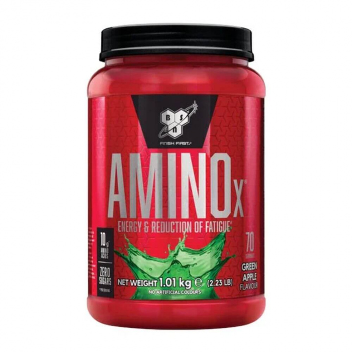 BSN Amino-X, 1 kg (Green Apple) ryhmässä Ravintolisät & Elintarvikkeet / Aminohapot / BCAA @ Tillskottsbolaget (BSN0933GA)