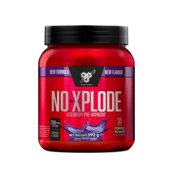 BSN N.O.-Xplode Legendary, 30 servings (Purple Power) ryhmässä Ravintolisät & Elintarvikkeet / Suorituskyvyn parantajat / Pre-Workout / PWO @ Tillskottsbolaget (BSN764-2)