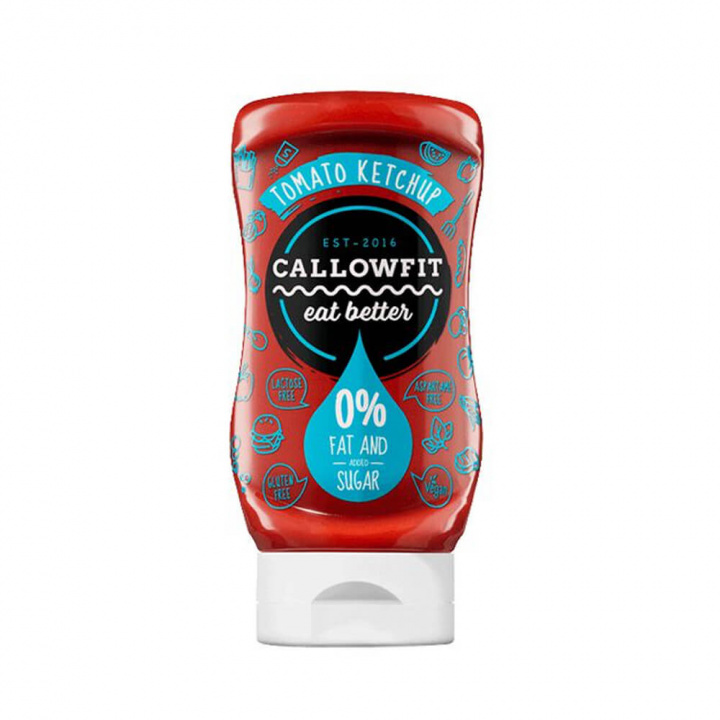 Callowfit, 300 ml (Tomato Ketchup) ryhmässä Ravintolisät & Elintarvikkeet / Elintarvikkeet / Kalorivapaat kastikkeet ja lisukkeet @ Tillskottsbolaget (CALLOWFIT001-7)