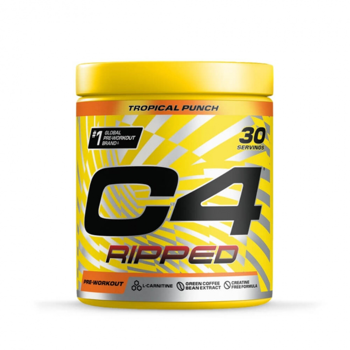 Cellucor C4 Ripped, 30 serv. ryhmässä Ravintolisät & Elintarvikkeet / Painonpudotusta / Rasvanpolttaja @ Tillskottsbolaget (CELLUCOR643)