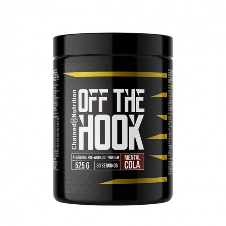 Chained Nutrition Off The Hook, 525 g (Mental Cola) ryhmässä Ravintolisät & Elintarvikkeet / Suorituskyvyn parantajat / Pre-Workout / PWO @ Tillskottsbolaget (CHAINED001-3)