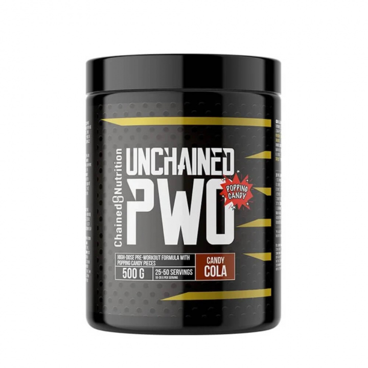 Chained Nutrition Unchained PWO, 500 g (Cola) ryhmässä Ravintolisät & Elintarvikkeet / Suorituskyvyn parantajat / Pre-Workout / PWO @ Tillskottsbolaget (CHAINED643-3)