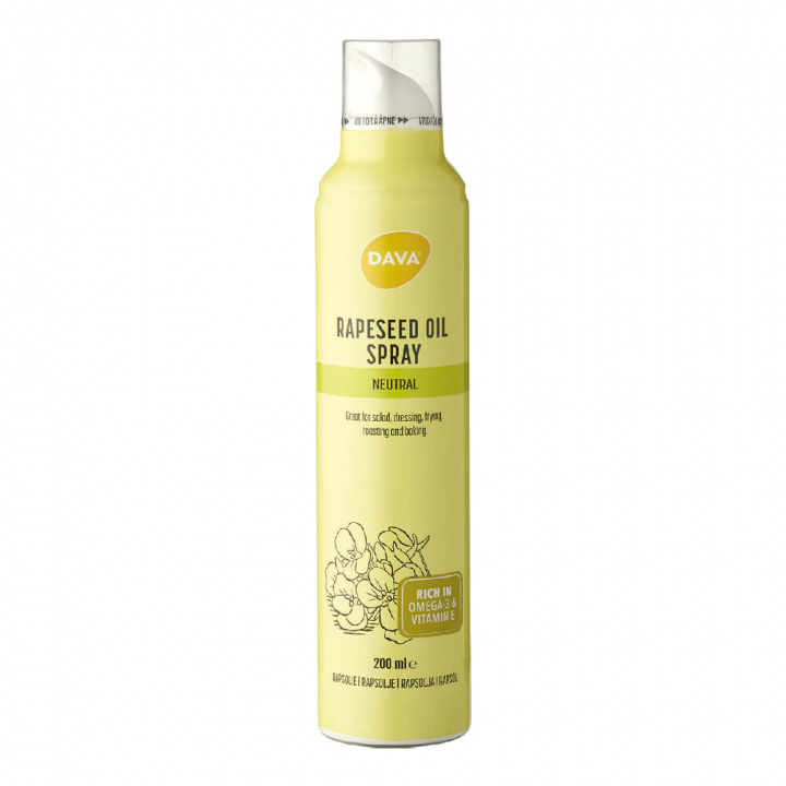 DAVA Foods Rapeseed Oil Spray, 200 ml ryhmässä Teematuotteet / Gluteenittomat Ravintolisät @ Tillskottsbolaget (DAVA6573)