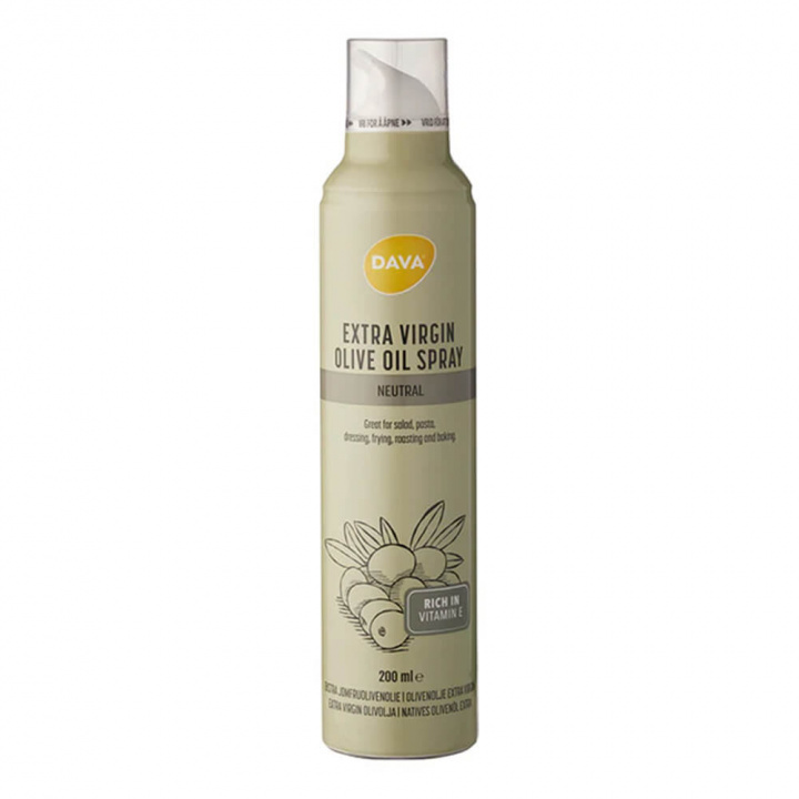 DAVA Foods Extra Virgin Olive Oil Spray, 200 ml ryhmässä Teematuotteet / Gluteenittomat Ravintolisät @ Tillskottsbolaget (DAVA6845)