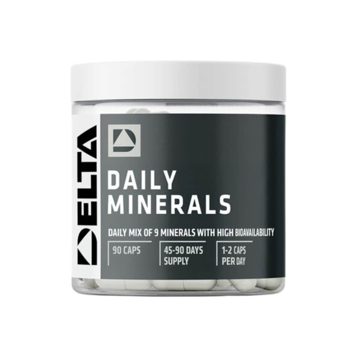 Delta Nutrition Daily Minerals, 90 caps ryhmässä Ravintolisät & Elintarvikkeet / Kivennäisaineet @ Tillskottsbolaget (DELTA2937)