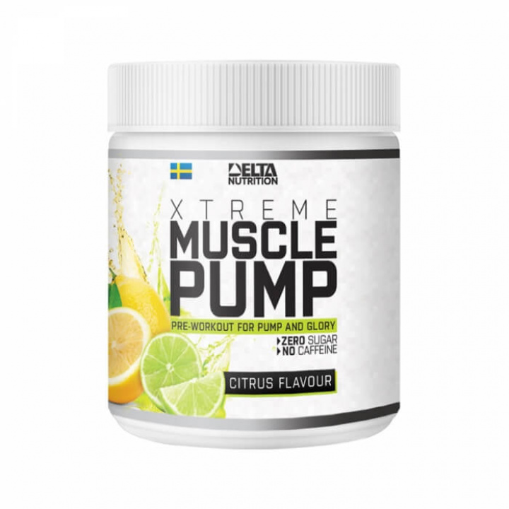 Delta Nutrition Xtreme Muscle Pump, 300 g (Citrus) ryhmässä Ravintolisät & Elintarvikkeet / Suorituskyvyn parantajat / Pumppu @ Tillskottsbolaget (DELTA853-1)