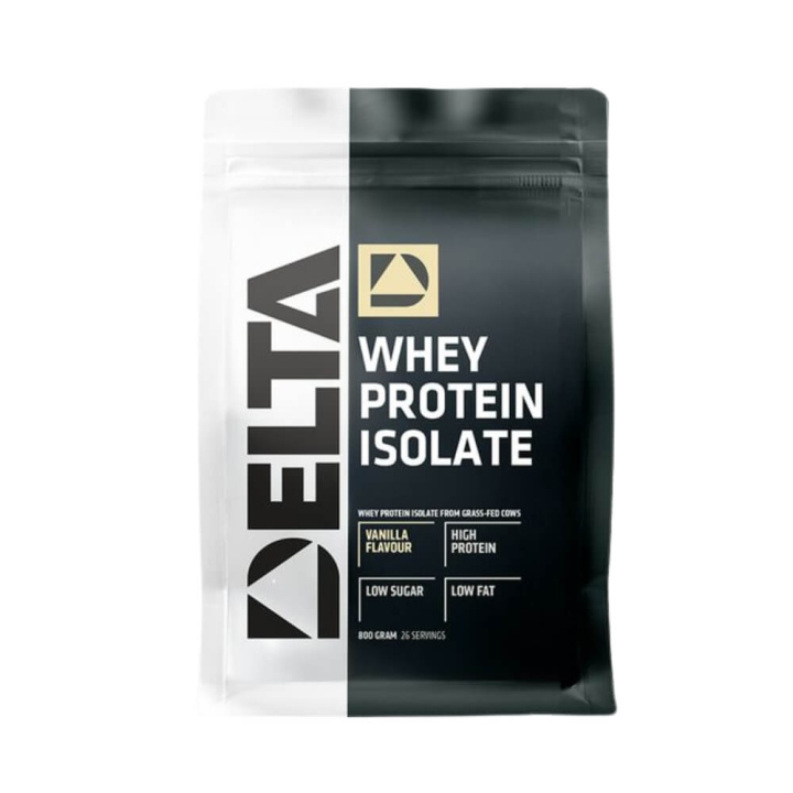 Delta Nutrition Whey Protein Isolate Grass fed, 800 g ryhmässä Teematuotteet / Gluteenittomat Ravintolisät @ Tillskottsbolaget (DELTA9374)