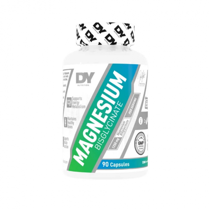 DY Nutrition Magnesium Bisglycinate, 90 caps ryhmässä Ravintolisät & Elintarvikkeet / Kivennäisaineet / Magnesiumi @ Tillskottsbolaget (DY2747)
