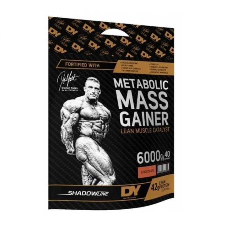 DY Nutrition Metabolic Mass Gainer, 6 kg (Chocolate) ryhmässä Teematuotteet / Ravintolisät Naisille @ Tillskottsbolaget (DY8409-2)