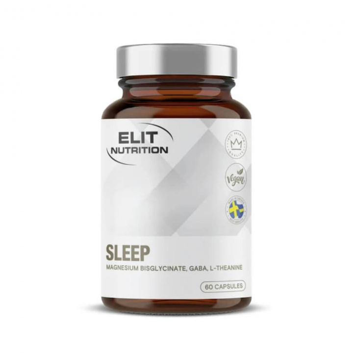 Elit Nutrition Sleep, 60 caps ryhmässä Ravintolisät & Elintarvikkeet / Terveystuotteet / Uni @ Tillskottsbolaget (ELIT28475)