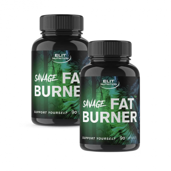 2 x Elit Nutrition Savage Fat Burner, 90 caps ryhmässä Ravintolisät & Elintarvikkeet / Painonpudotusta / Rasvanpolttaja @ Tillskottsbolaget (ELIT567835)
