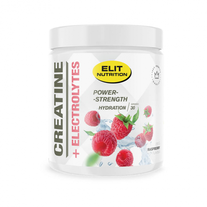 Elit Nutrition Creatine + Electrolytes, 270 g ryhmässä Ravintolisät & Elintarvikkeet / Kivennäisaineet / Elektrolyytit @ Tillskottsbolaget (ELIT6574355)