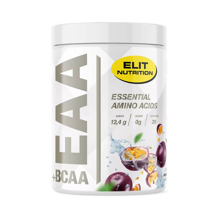 Elit Nutrition EAA + BCAA, 400 g (Passion Fruit) ryhmässä Ravintolisät & Elintarvikkeet / Aminohapot / EAA @ Tillskottsbolaget (ELIT7483-3)