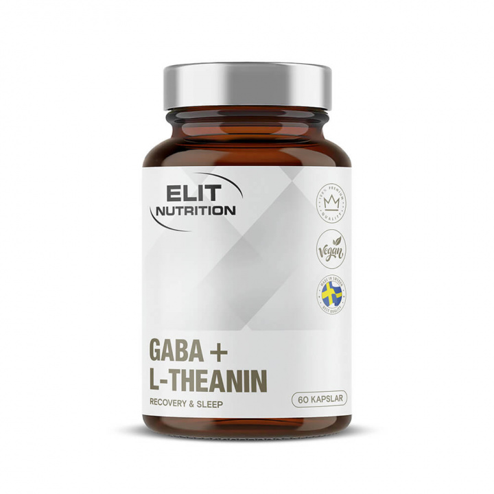 Elit Nutrition GABA + L-Theanine, 60 caps ryhmässä Ravintolisät & Elintarvikkeet / Aminohapot / GABA @ Tillskottsbolaget (ELIT755433)