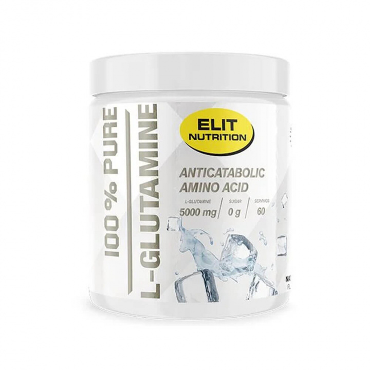 Elit Nutrition 100% Pure L-Glutamine, 300 g (Naturell) ryhmässä Ravintolisät & Elintarvikkeet / Terveystuotteet / Immuunijärjestelmä @ Tillskottsbolaget (ELIT75685-3)