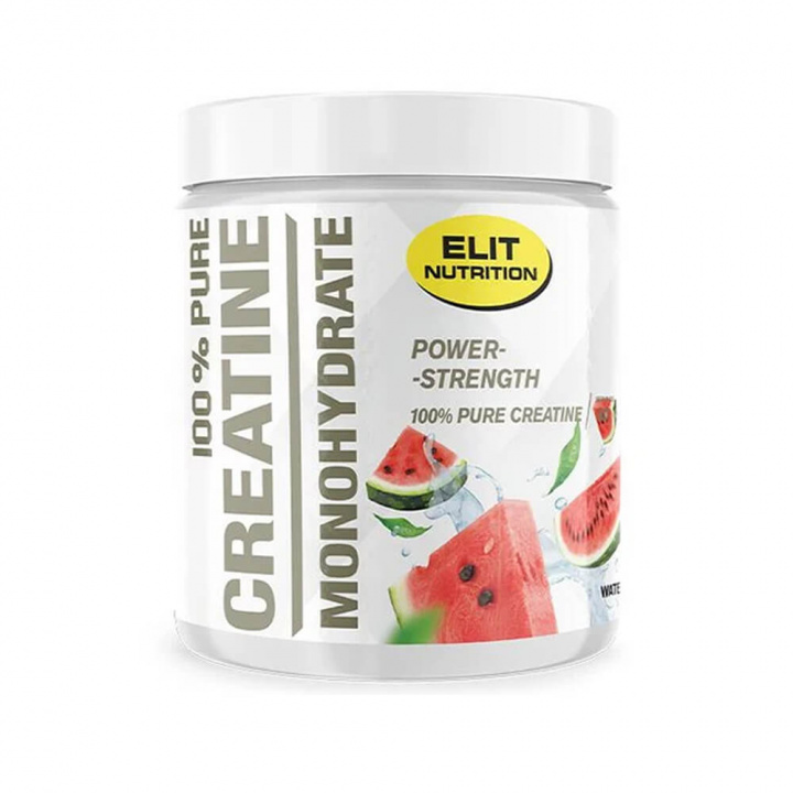 Elit Nutrition 100% Pure Creatine Monohydrate, 300 g (Watermelon) ryhmässä Ravintolisät & Elintarvikkeet / Kreatiini / Kreatiinimonohydraatti @ Tillskottsbolaget (ELIT7658-4)