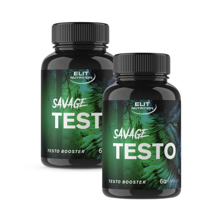 2 x Elit Nutrition Savage Testo, 60 caps ryhmässä Ravintolisät & Elintarvikkeet / Lihaskasvu / Testobooster @ Tillskottsbolaget (ELIT78654)