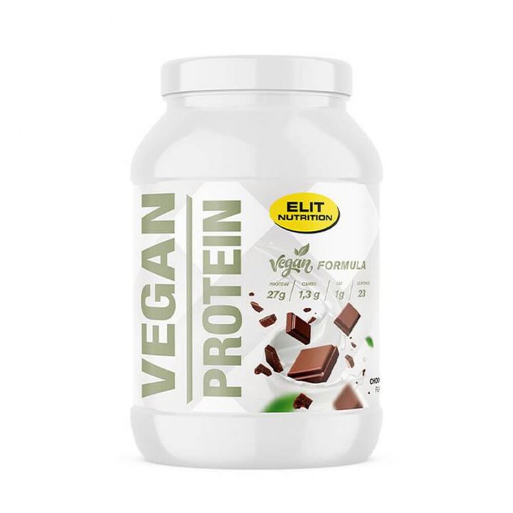 Elit Nutrition Vegan Protein, 750 g (Chocolate) ryhmässä Ravintolisät & Elintarvikkeet / Proteiinijauhe / Laktoositon Proteiini @ Tillskottsbolaget (ELIT8523-1)