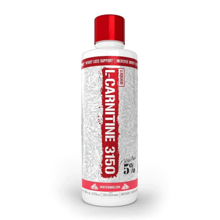 5% Nutrition Liquid L-Carnitine 3150, 473 ml (Watermelon) ryhmässä Ravintolisät & Elintarvikkeet / Painonpudotusta / Kofeiiniton Rasvanpolttaja @ Tillskottsbolaget (FIVE753-2)