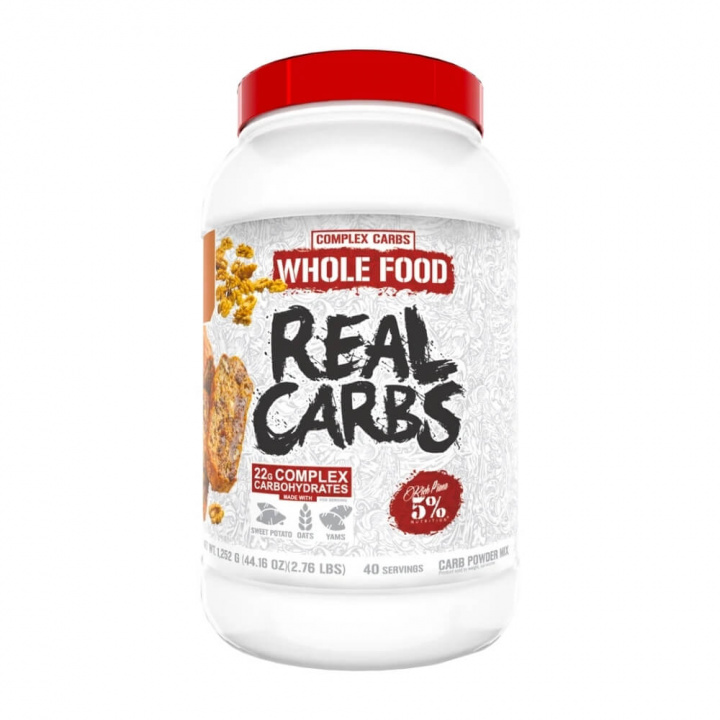 5% Nutrition Real Carbs, 1200 g ryhmässä Ravintolisät & Elintarvikkeet / Hiilihydraatit / Hitaat hiilihydraatit @ Tillskottsbolaget (FIVE9823)
