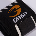 GASP Hardcore Wrist Wraps, black/white