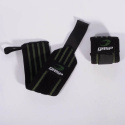 GASP Hardcore Wrist Wraps, black/green