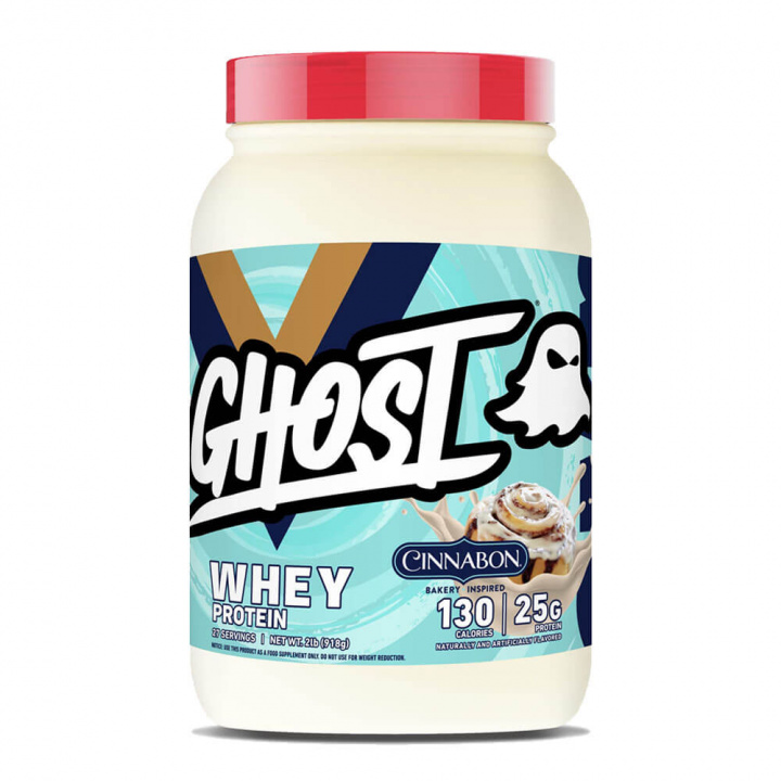 Ghost 100% Whey, 924 g (Cinnabon) ryhmässä Ravintolisät & Elintarvikkeet / Proteiinijauhe / Sekoitusproteiini @ Tillskottsbolaget (GHOST854-11)