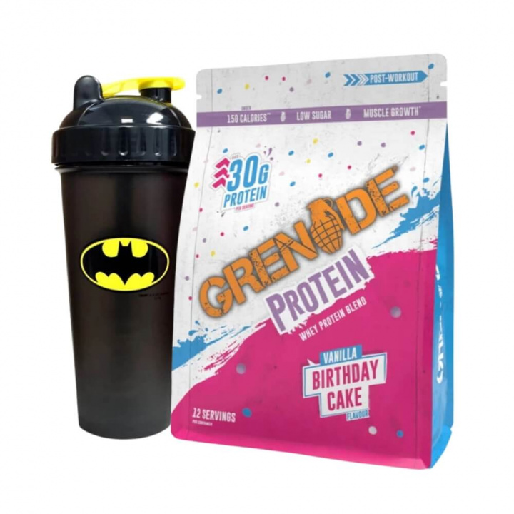 Grenade Whey Protein, 480 g + Shaker ryhmässä Proteiinijauhe / Isolaattiproteiini @ Tillskottsbolaget (GRENADE3947)