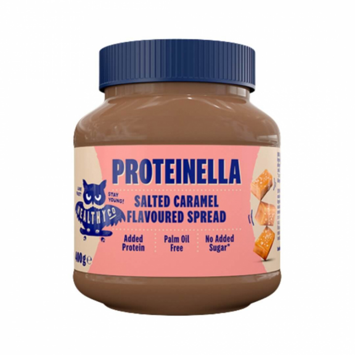 HealthyCo Proteinella, 400 g (Salted Caramel) ryhmässä Ravintolisät & Elintarvikkeet / Elintarvikkeet / Kalorivapaat kastikkeet ja lisukkeet @ Tillskottsbolaget (HEALTHYCO853-3)