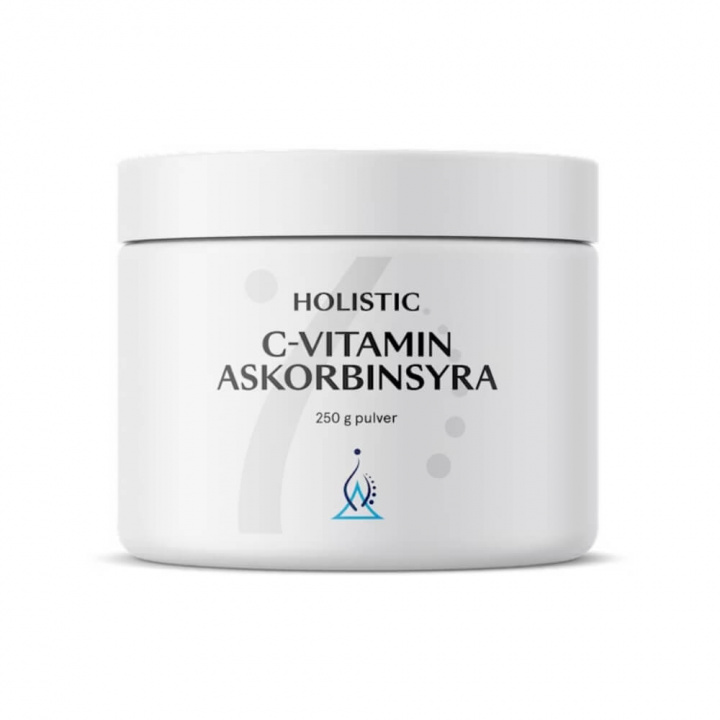 Holistic C-vitamin Askorbinsyra, 250 g ryhmässä Ravintolisät & Elintarvikkeet / Terveystuotteet / Antioksidantit @ Tillskottsbolaget (HOLISTIC753)
