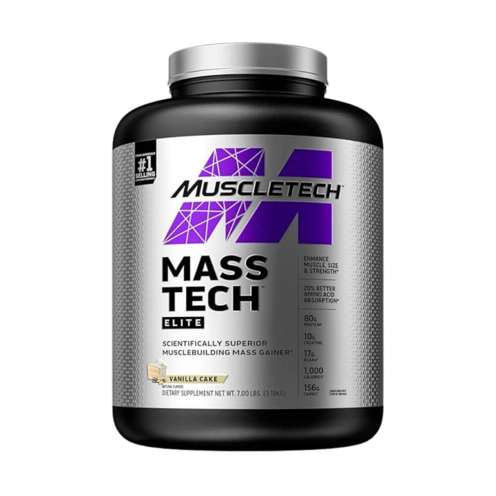 Muscletech Mass-Tech Elite, 3,18 kg ryhmässä Teematuotteet / Ravintolisät Naisille @ Tillskottsbolaget (MUSCLETECH8932)