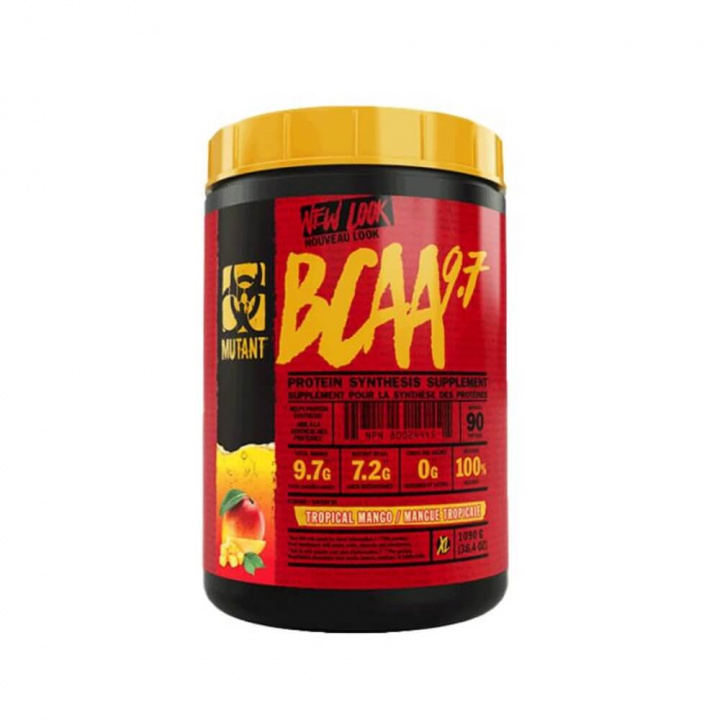 Mutant BCAA 9.7, 30 servings (Tropical Mango) ryhmässä Ravintolisät & Elintarvikkeet / Aminohapot / BCAA @ Tillskottsbolaget (MUTANT0017-9)