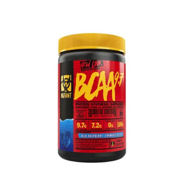 Mutant BCAA 9.7, 30 servings (Blue Raspberry) ryhmässä Ravintolisät & Elintarvikkeet / Aminohapot / BCAA @ Tillskottsbolaget (MUTANT0017BR)