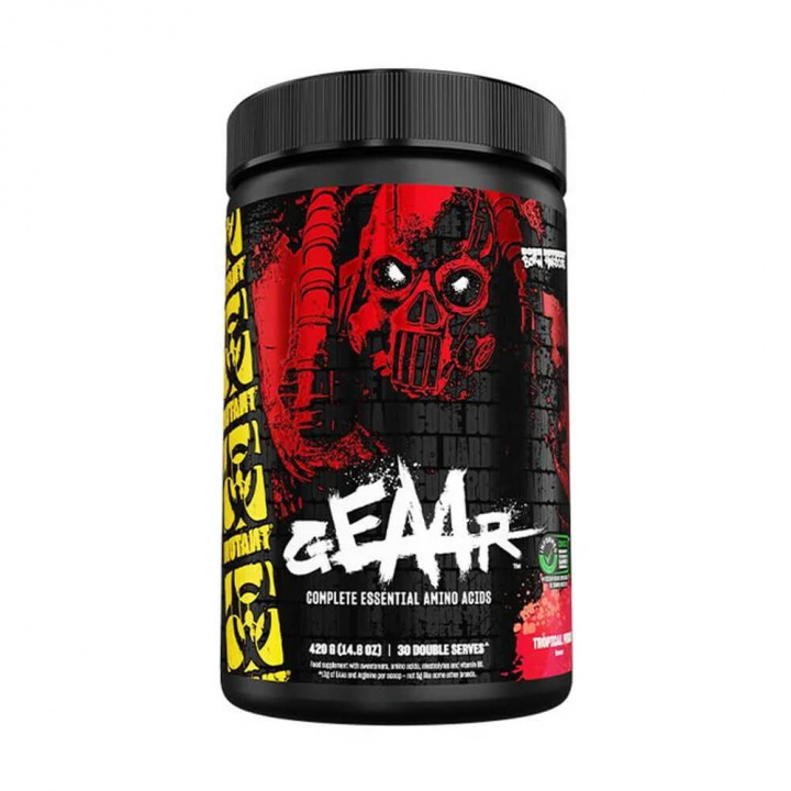 Mutant GEAAR, 30 serv. (Tropical Fruit Punch) ryhmässä Ravintolisät & Elintarvikkeet / Aminohapot / EAA @ Tillskottsbolaget (MUTANT856-3)