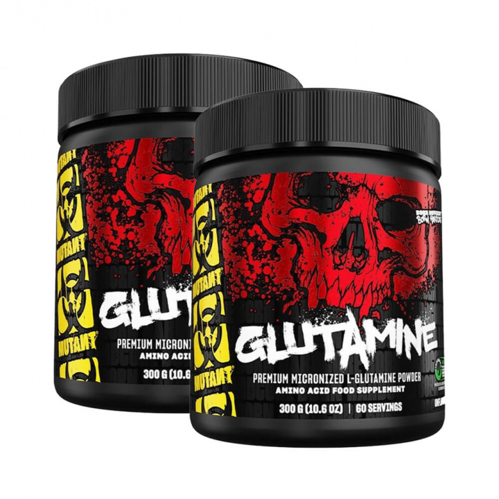 2 x Mutant Core Series Glutamine, 300 g ryhmässä Ravintolisät & Elintarvikkeet / Terveystuotteet / Immuunijärjestelmä @ Tillskottsbolaget (MUTANT9504)