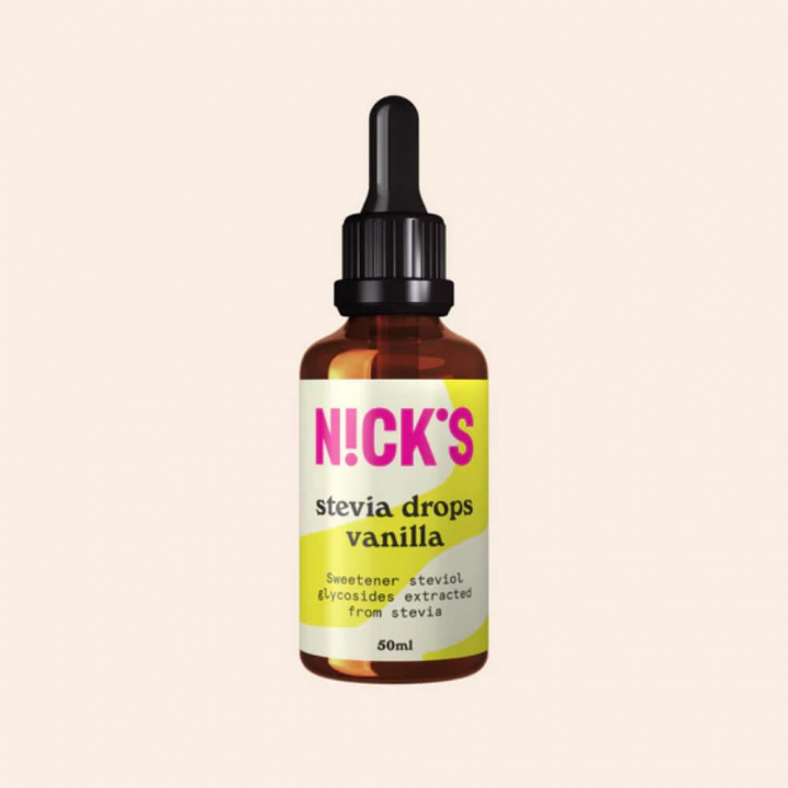 Nicks Steviadroppar, 50 ml (Vanilla) ryhmässä Ravintolisät & Elintarvikkeet / Elintarvikkeet / Kalorivapaat kastikkeet ja lisukkeet @ Tillskottsbolaget (NICKS583-8)