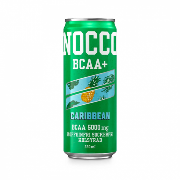 NOCCO BCAA+, 330 ml (Caribbean - Koffeinfri) ryhmässä Juomat / Energiajuoma @ Tillskottsbolaget (NOCCOBCAA-2)