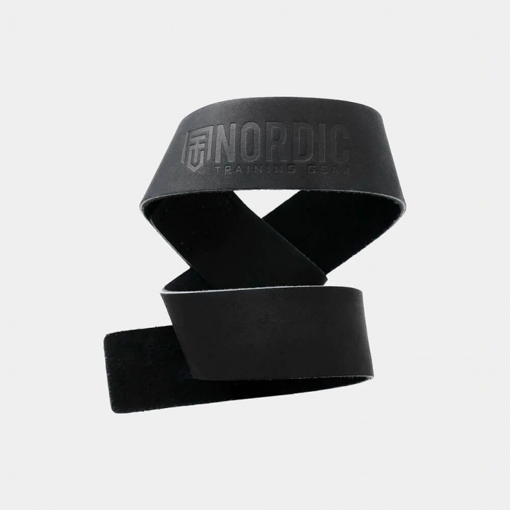 Nordic Training Gear Lifting Straps Leather ryhmässä Treenivälineet / Vetoremmit & Otteet @ Tillskottsbolaget (NTG7384)