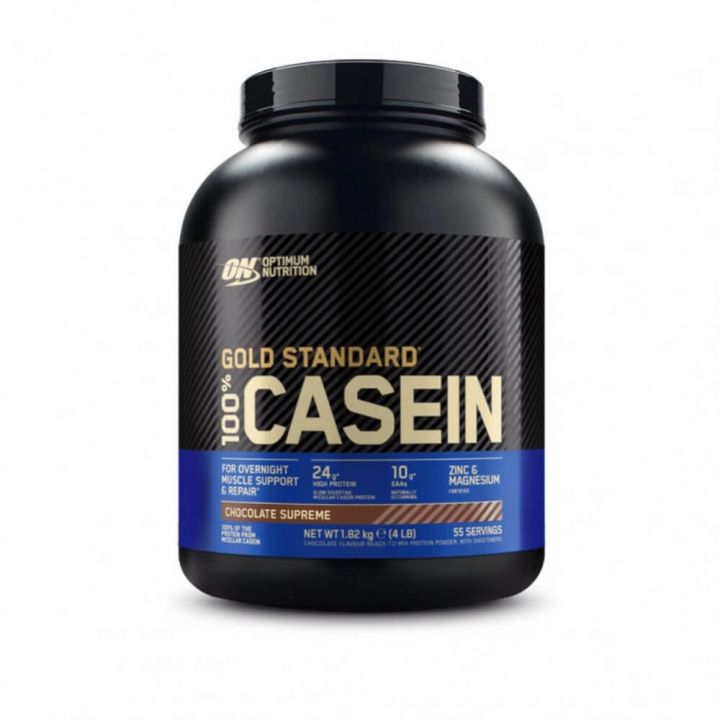 Optimum Nutrition 100% Casein Gold Standard, 1818 g (Chocolate Supreme) ryhmässä Ravintolisät & Elintarvikkeet / Proteiinijauhe / Kaseiiniproteiini @ Tillskottsbolaget (OPTIMUM0010TBCCD)