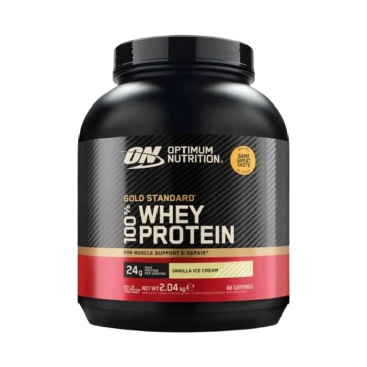 Optimum Nutrition 100% Whey Gold Standard, 2 kg ryhmässä Ravintolisät & Elintarvikkeet / Proteiinijauhe / Heraproteiini / Whey protein @ Tillskottsbolaget (OPTIMUM008)