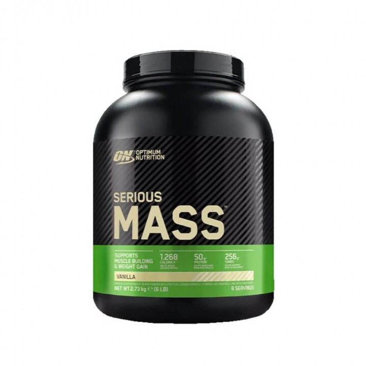 Optimum Nutrition Serious Mass, 2,7 kg (Vanilla) ryhmässä Teematuotteet / Ravintolisät Naisille @ Tillskottsbolaget (OPTIMUM783-1)