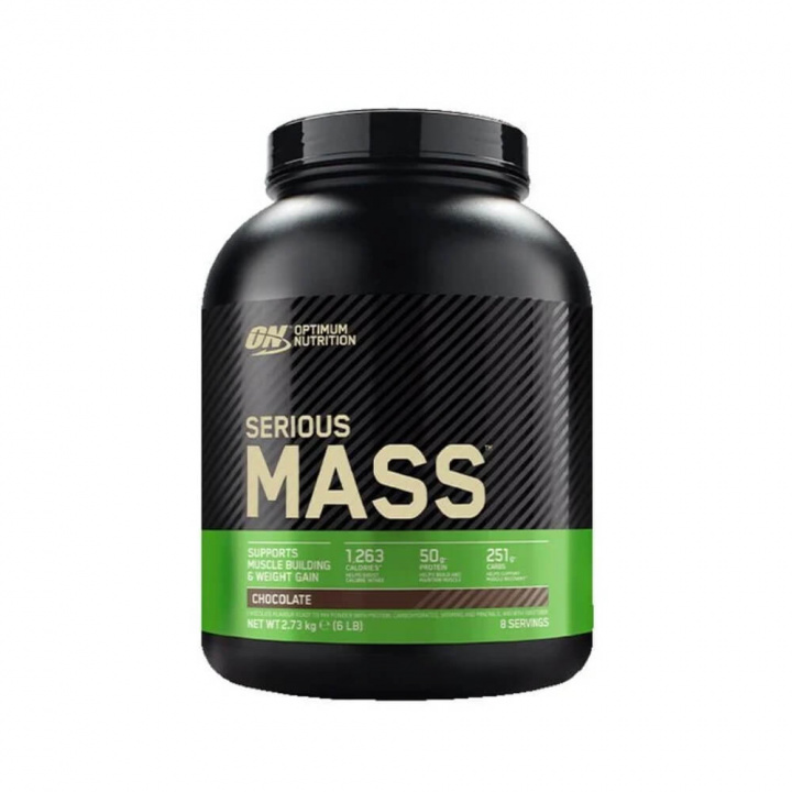 Optimum Nutrition Serious Mass, 2,7 kg (Chocolate) ryhmässä Teematuotteet / Ravintolisät Naisille @ Tillskottsbolaget (OPTIMUM783-3)