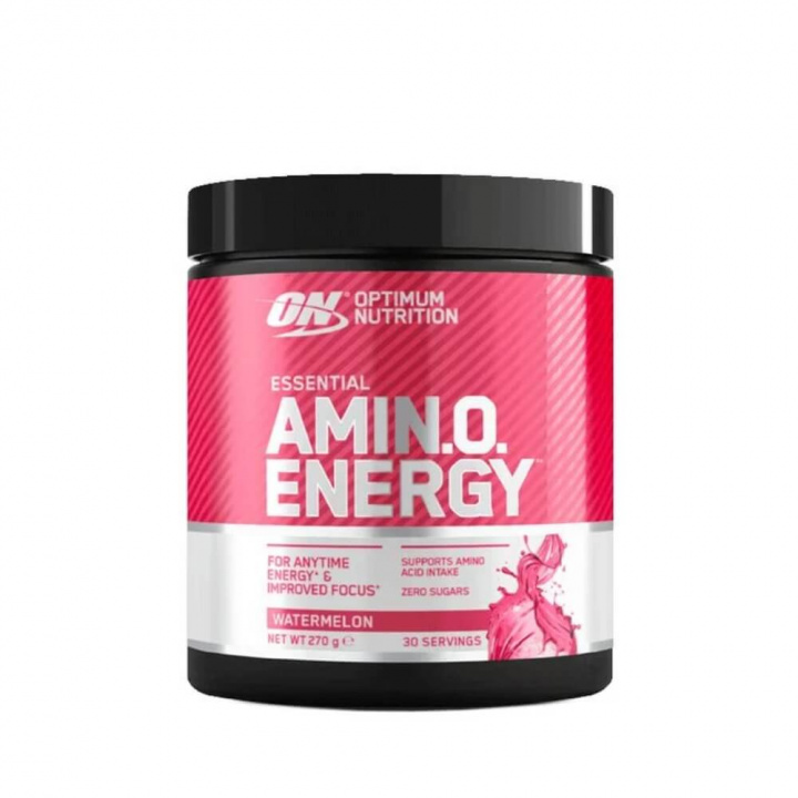 Optimum Nutrition Amino Energy, 270 g (Watermelon) ryhmässä Ravintolisät & Elintarvikkeet / Aminohapot / Virkistävät Aminohapot @ Tillskottsbolaget (OPTIMUM8453-2)