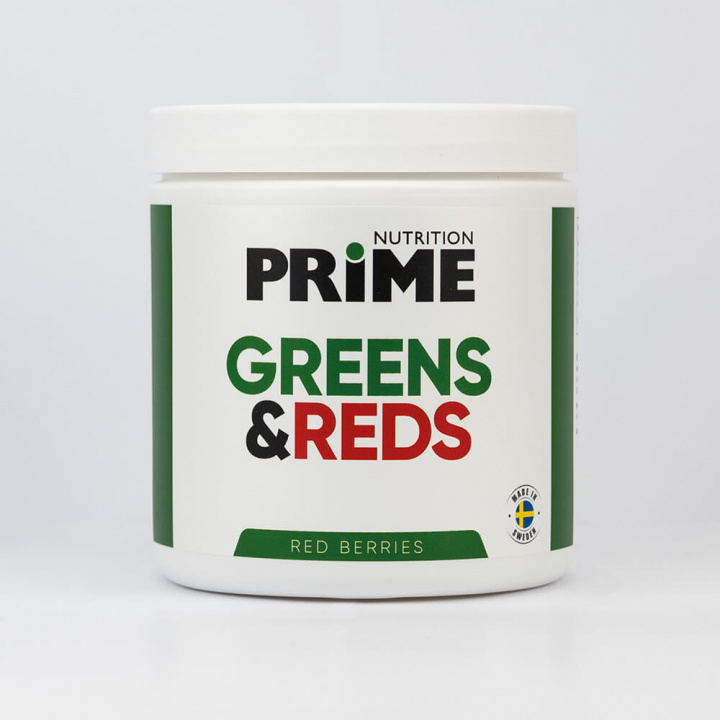 Prime Nutrition Greens & Reds, 300 g ryhmässä Ravintolisät & Elintarvikkeet / Terveystuotteet / Superruoat @ Tillskottsbolaget (PRIME56634)