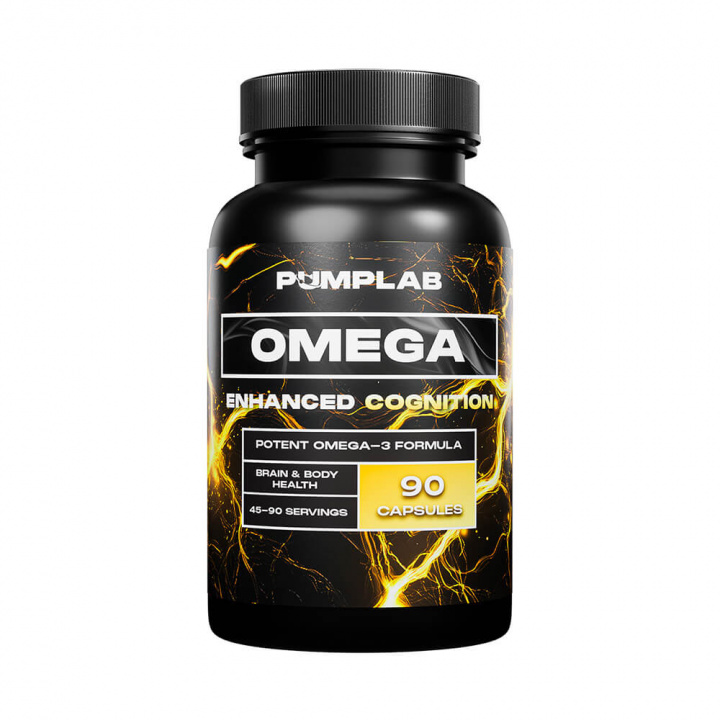 PumpLab OMEGA, 90 caps ryhmässä Ravintolisät & Elintarvikkeet / Omega-3 & Rasvahapot / Omega-3 @ Tillskottsbolaget (PUMPLAB7689)