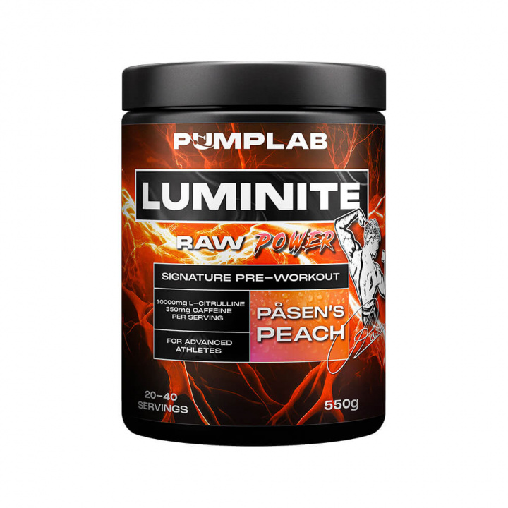 PumpLab LUMINITE - Beta-Alanine Free PWO, 550 g ryhmässä Ravintolisät & Elintarvikkeet / Suorituskyvyn parantajat / Pre-Workout / PWO @ Tillskottsbolaget (PUMPLAB9036)