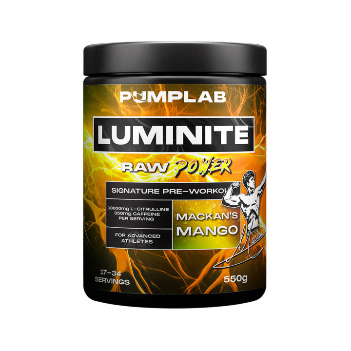 PumpLab LUMINITE - Beta-Alanine Free PWO, 550 g ryhmässä Ravintolisät & Elintarvikkeet / Suorituskyvyn parantajat / Pre-Workout / PWO @ Tillskottsbolaget (PUMPLAB9036)
