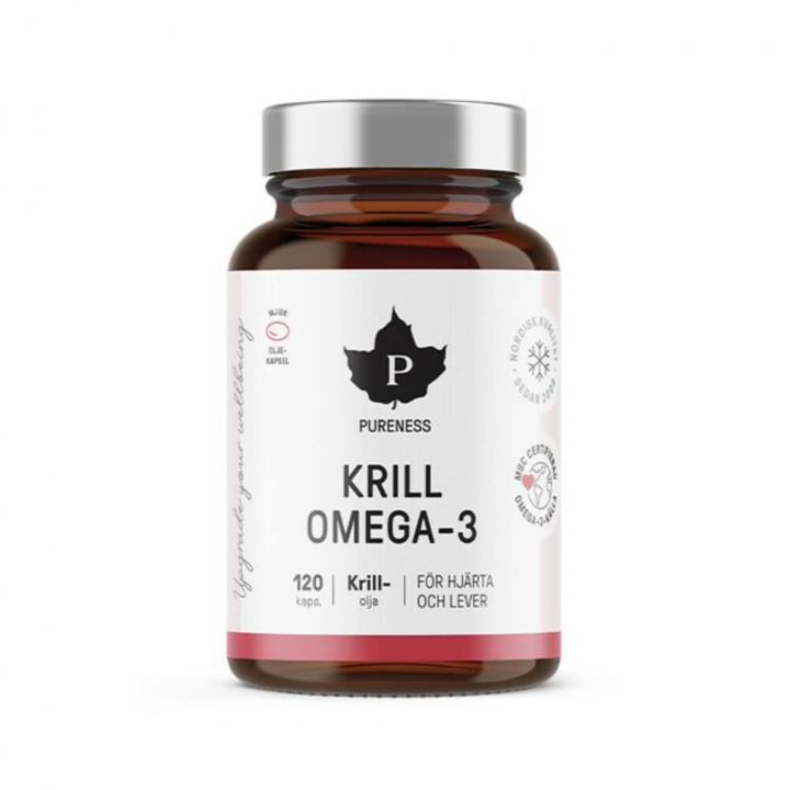 Pureness Krill Omega-3, 120 caps ryhmässä Ravintolisät & Elintarvikkeet / Omega-3 & Rasvahapot / Omega-3 @ Tillskottsbolaget (PURENESS8248)