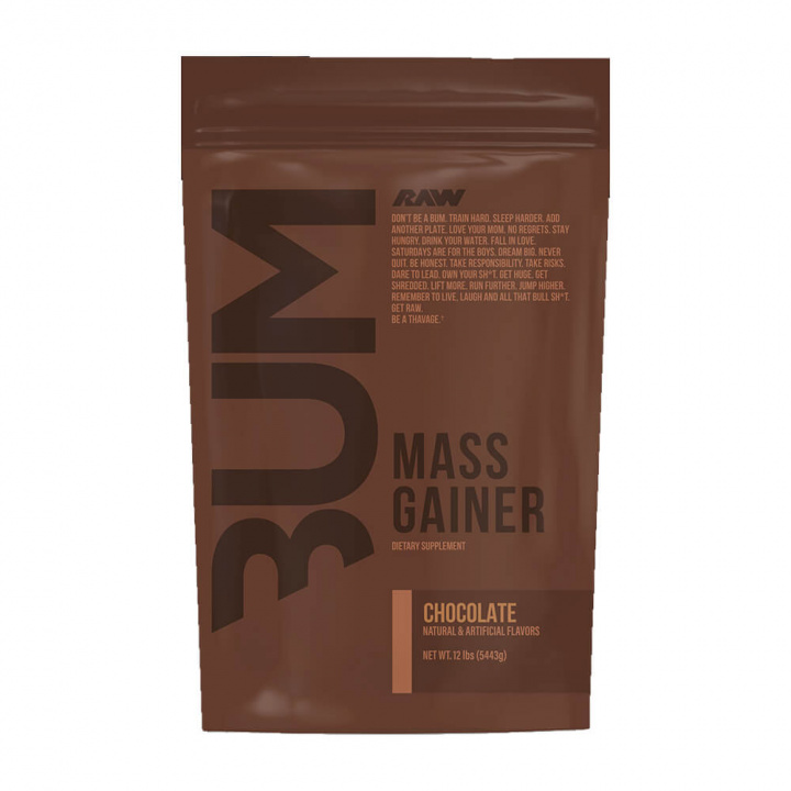 RAW Nutrition CBUM Mass Gainer, 5443 g (Chocolate) ryhmässä Teematuotteet / Ravintolisät Naisille @ Tillskottsbolaget (RAW76843-3)