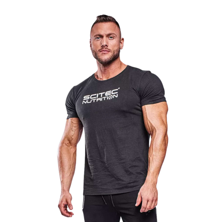 Scitec Nutrition T-Shirt, Black ryhmässä Treenivälineet / Urheiluvaatteet @ Tillskottsbolaget (SCITEC2973)